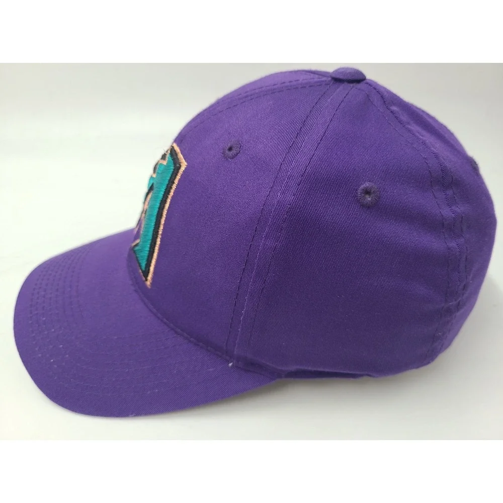 Vintage Arizona‎ Diamondbacks S-M Outdoor Cap Snapback Hat Men Women MLB Purple